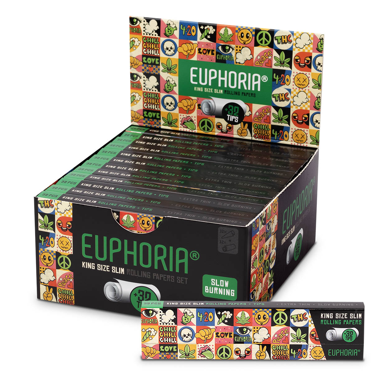 Euphoria Groovy papirici za duhan sa kartonom