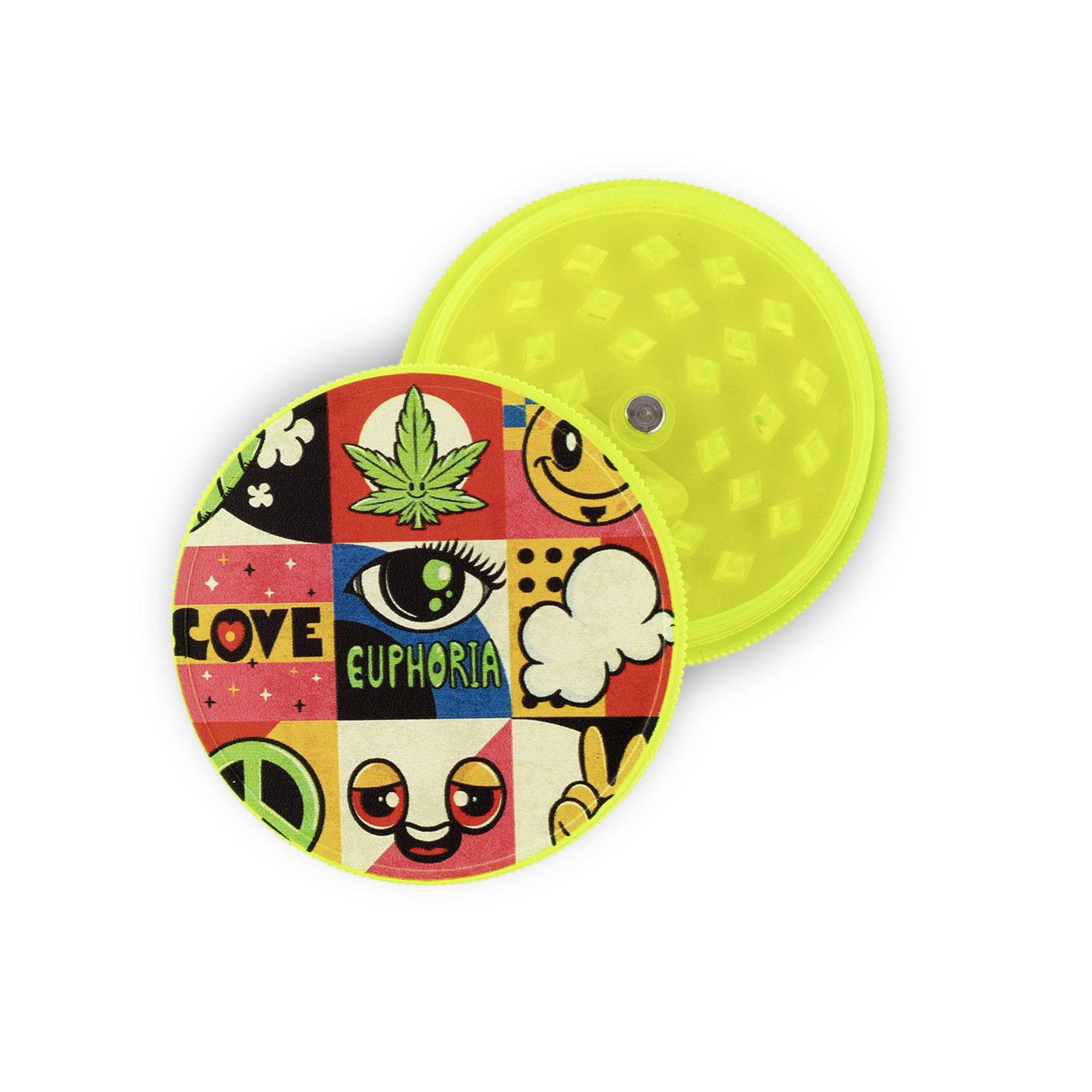 Euphoria plastična mrvilica za duhan 63 mm - 3 dijela - Image 7